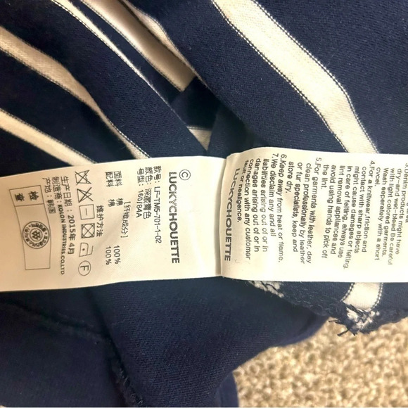 Lucky Chouette women’s size L designer tunic with owls both arms- Mint &  rare - Picture 8 of 11